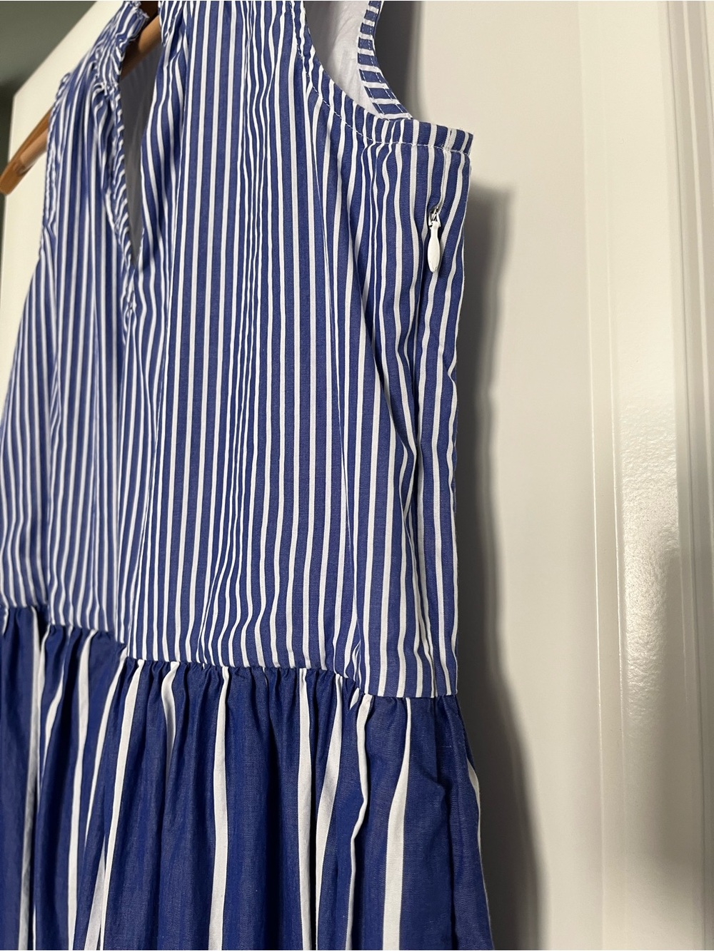 XS J Crew Dress Midi Summer Dress with Pockets - Picture 4 of 9